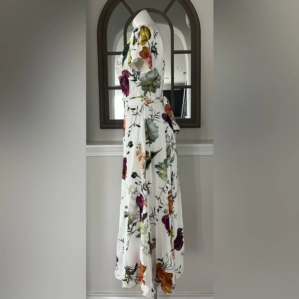 ERDEM Brealey Bouquet Pattern Fraser Dress, New, Size US4, UK8 - Picture 7 of 15